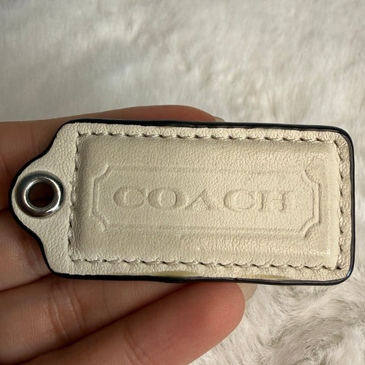2" COACH Fob Bag Charm Hang tag Hangtag