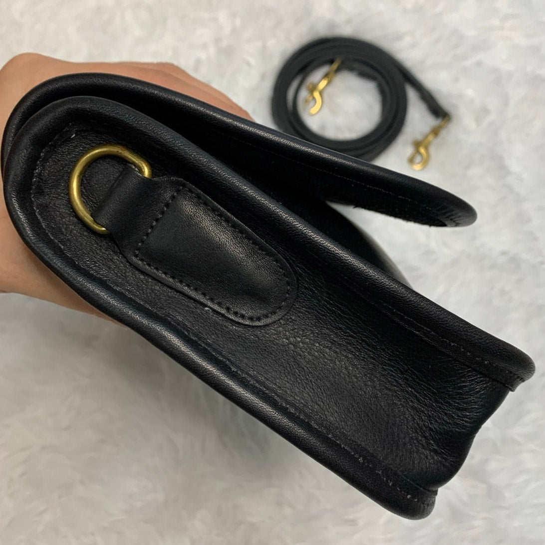 Vintage Coach Ritchie Black Crossbody Bag