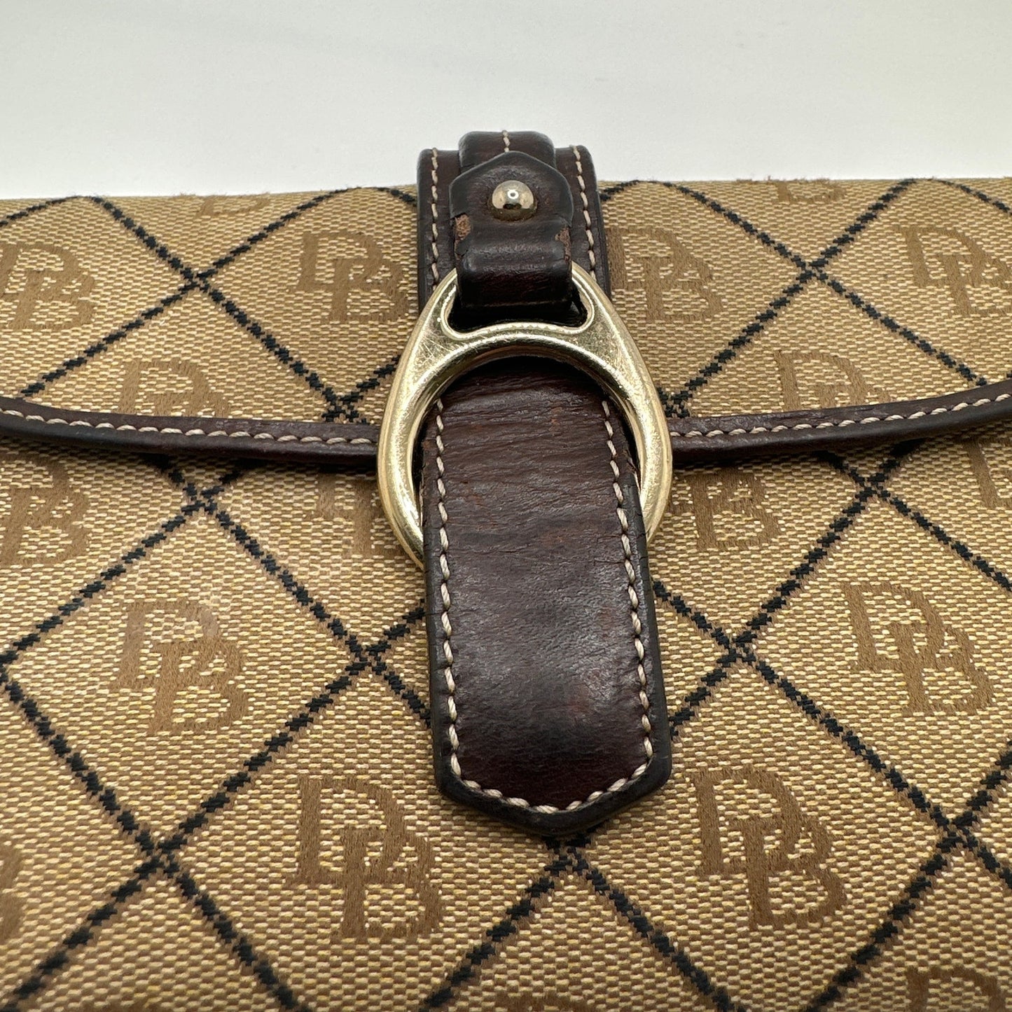 DOONEY & BOURKE Brown Signature Canvas Wallet