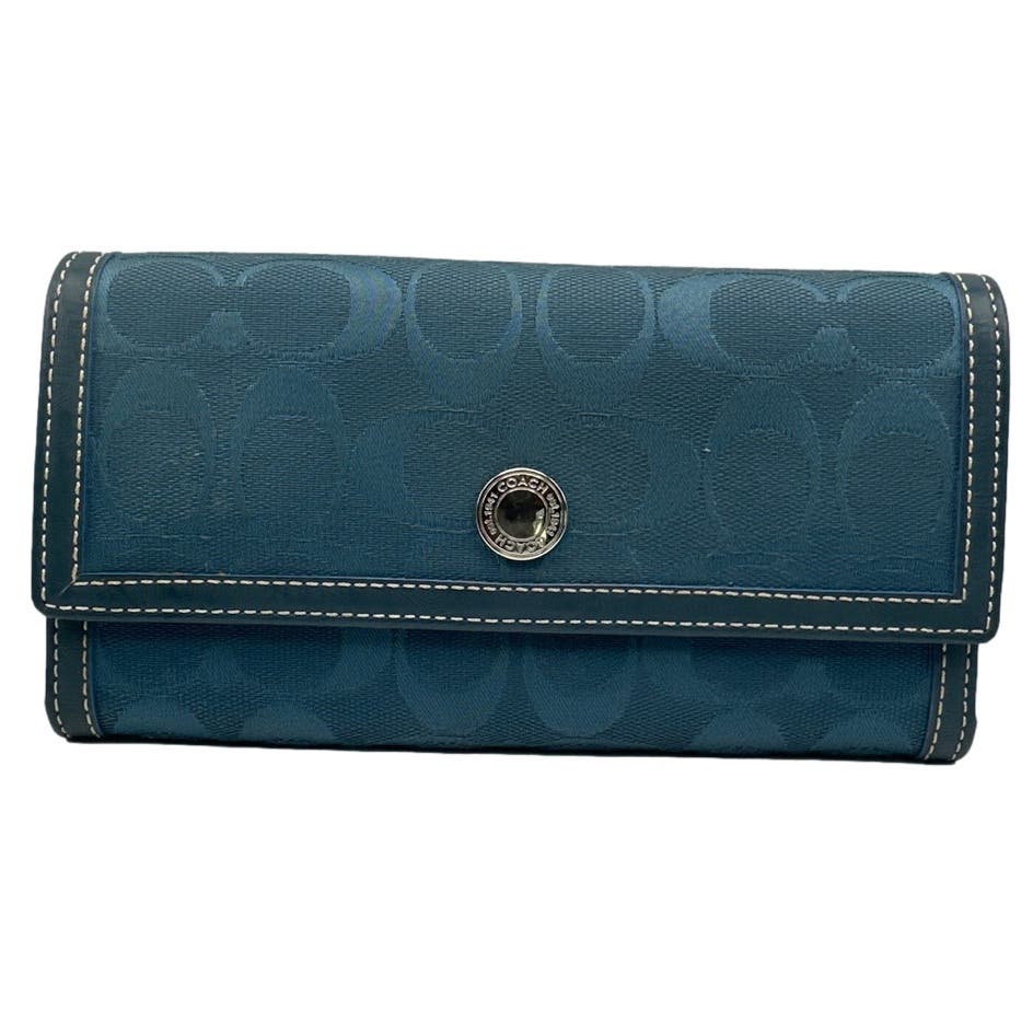 COACH Signature Canvas Wallet