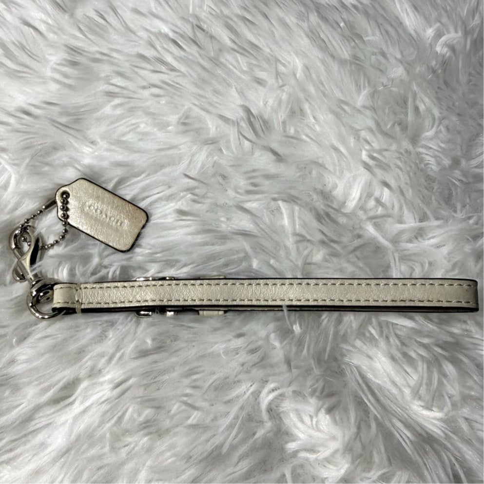 1" COACH Legacy Strap and Fob Bag Charm Hang tag Hangtag