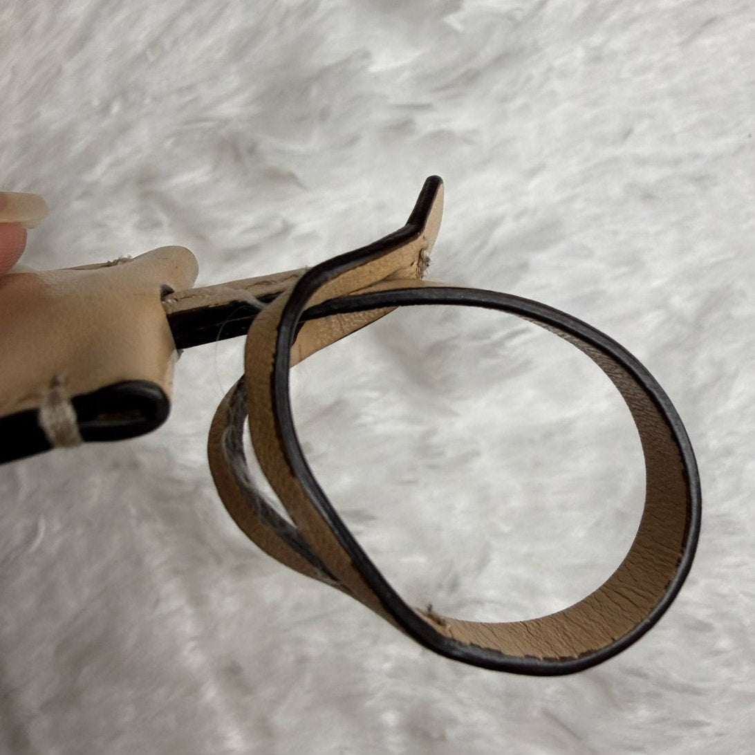 Coach Tan Ring Bag Charm Key Fob