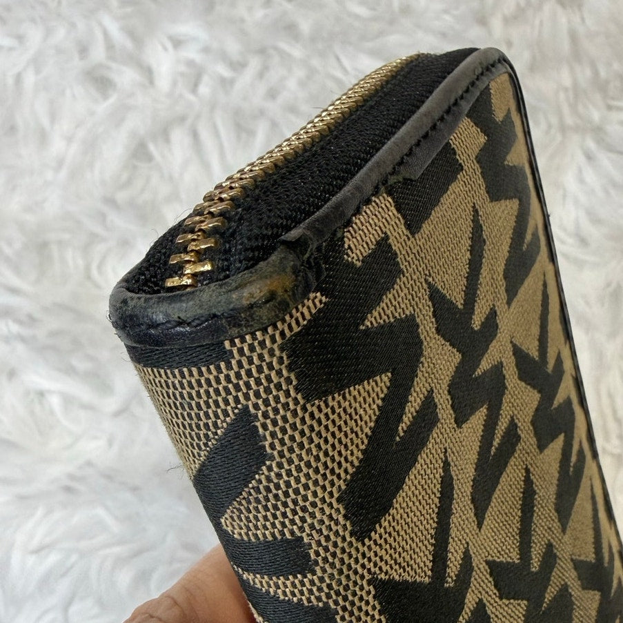 Michael Kors Black Canvas Wallet