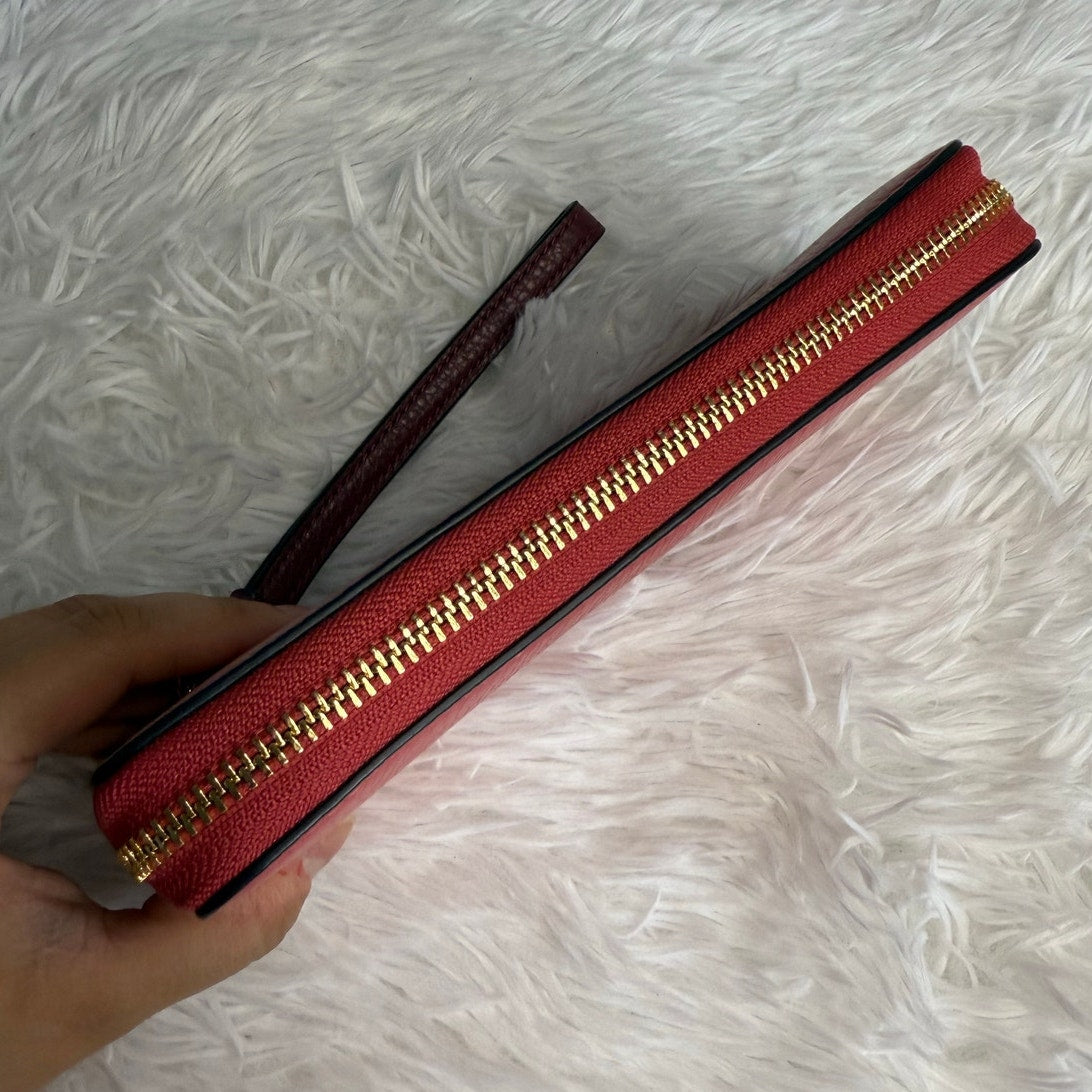 COACH Long Zip Around Wallet With Horse And Carriage