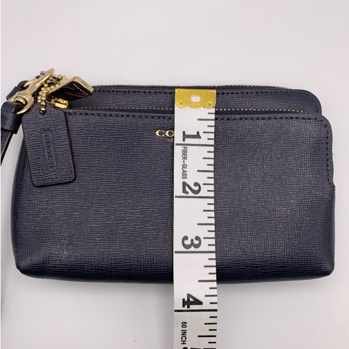 COACH Navy Wristlet