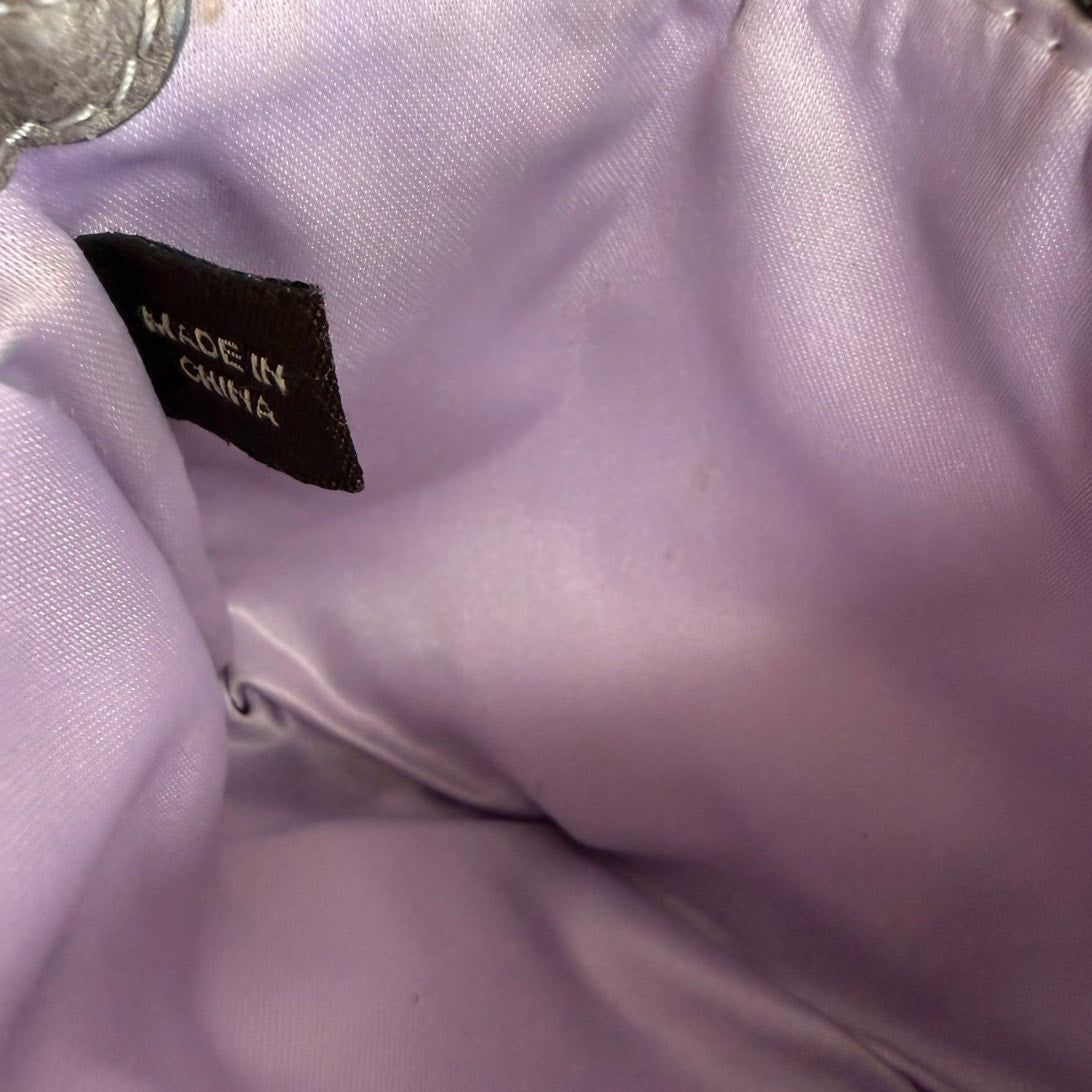 SALE COACH Gray Signature Canvas Wristlet