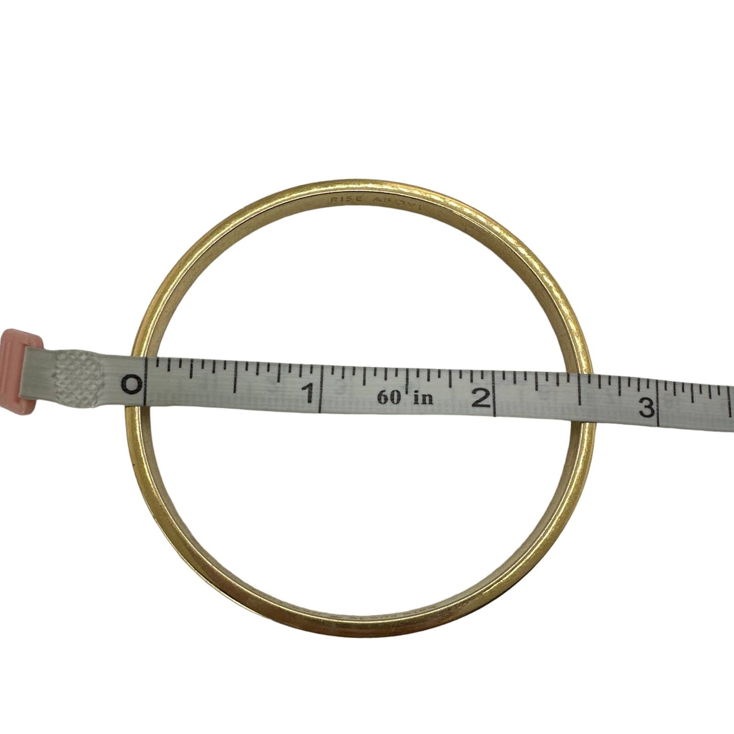 KATE SPADE New York RISE ABOVE Idiom Pink Enamel Bangle Bracelet