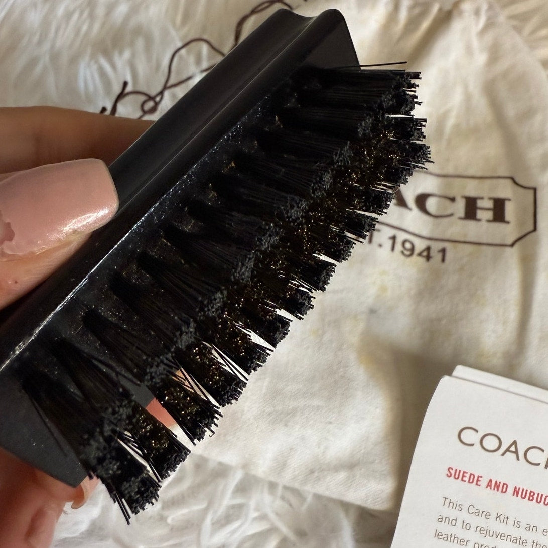 Vintage Coach Suede and Nubuck Care Kit with Small Dust Bag