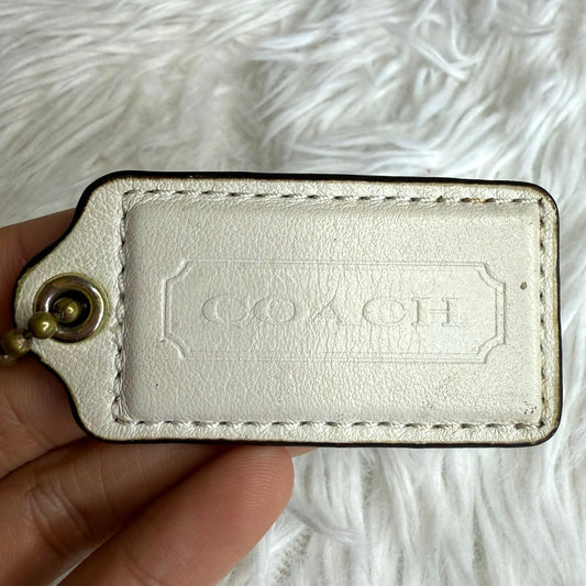 2" COACH Fob Bag Charm Hang tag Hangtag