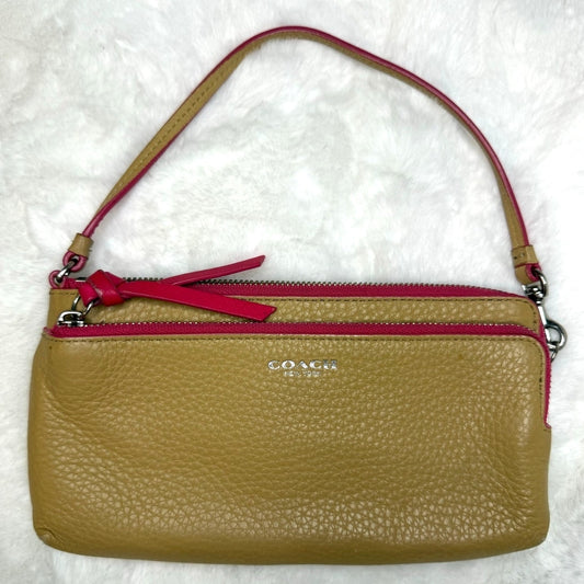 COACH Bleecker Double L-Zip Wallet in Edgepaint Leather