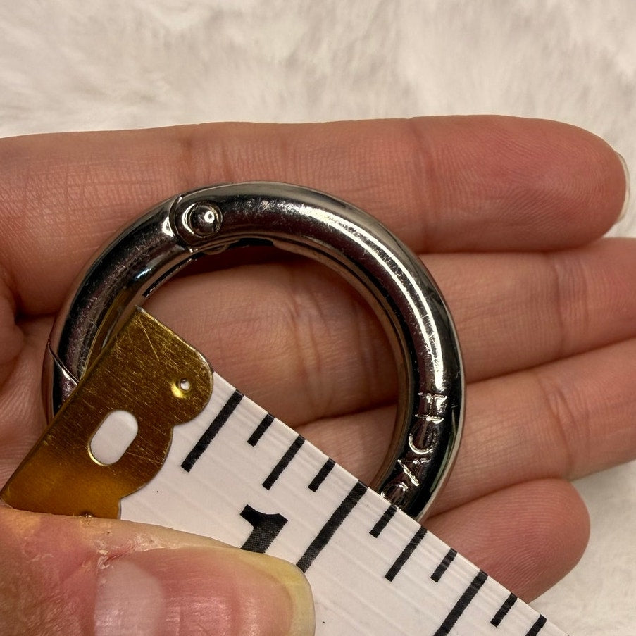 COACH Silver Spring Gate Rings Key Rings