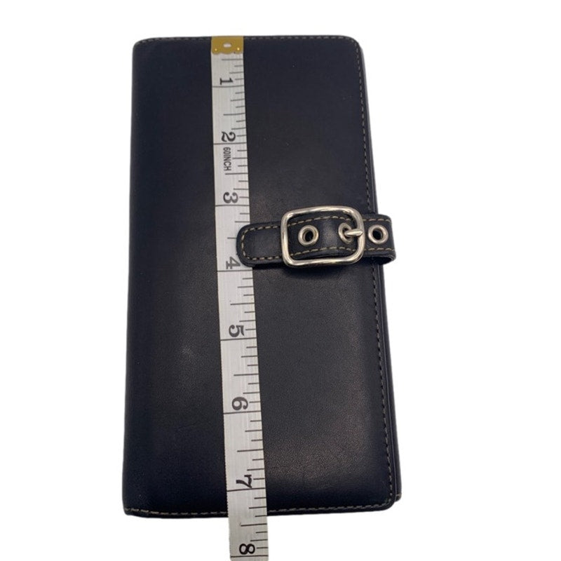 y2k COACH Black Buckle Wallet