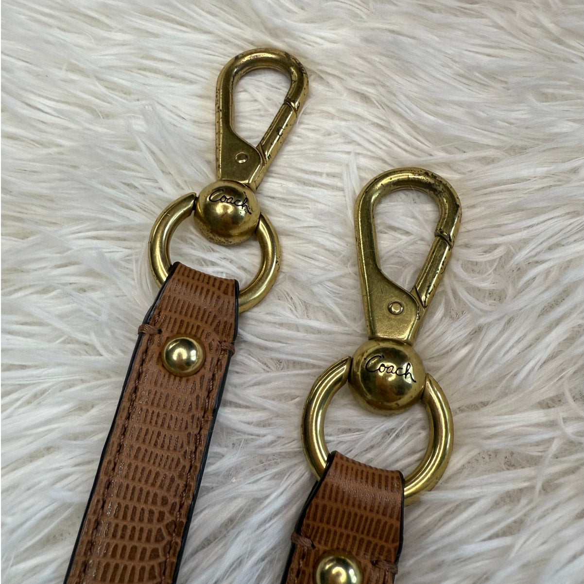 COACH Brown Replacement Strap