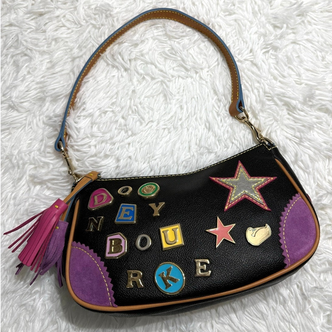 y2k DOONEY & BOURKE Vintage Lindsey Lohan " 1 " Limited Edition Shoulder bag