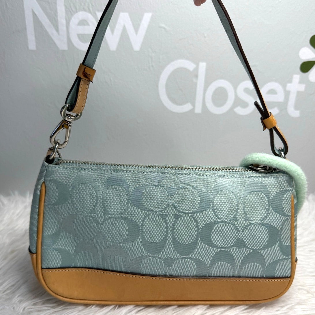 y2k COACH 2004 Vintage Hamptons Demi Pouch Mini Shoulder Bag