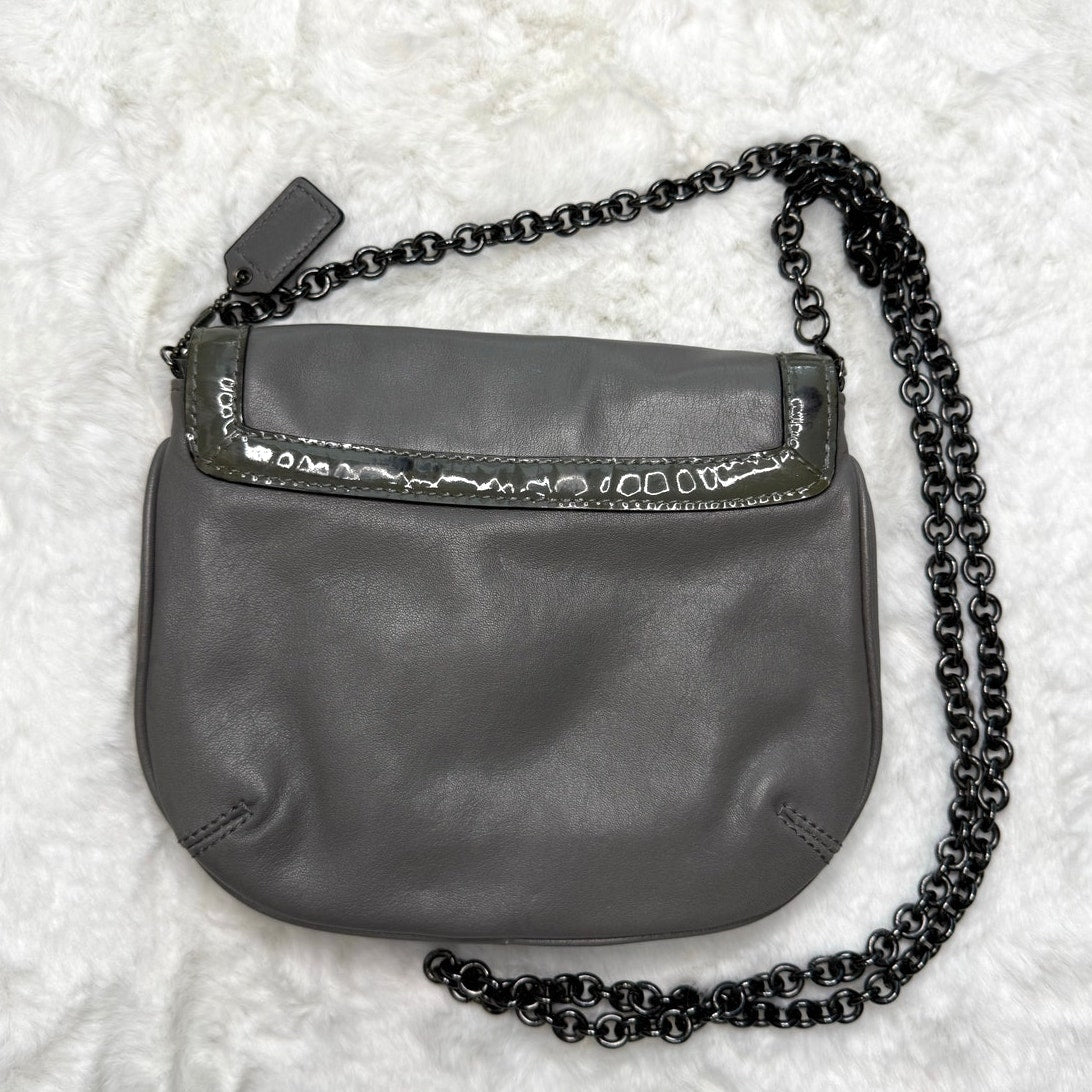 COACH Gray Crossbody