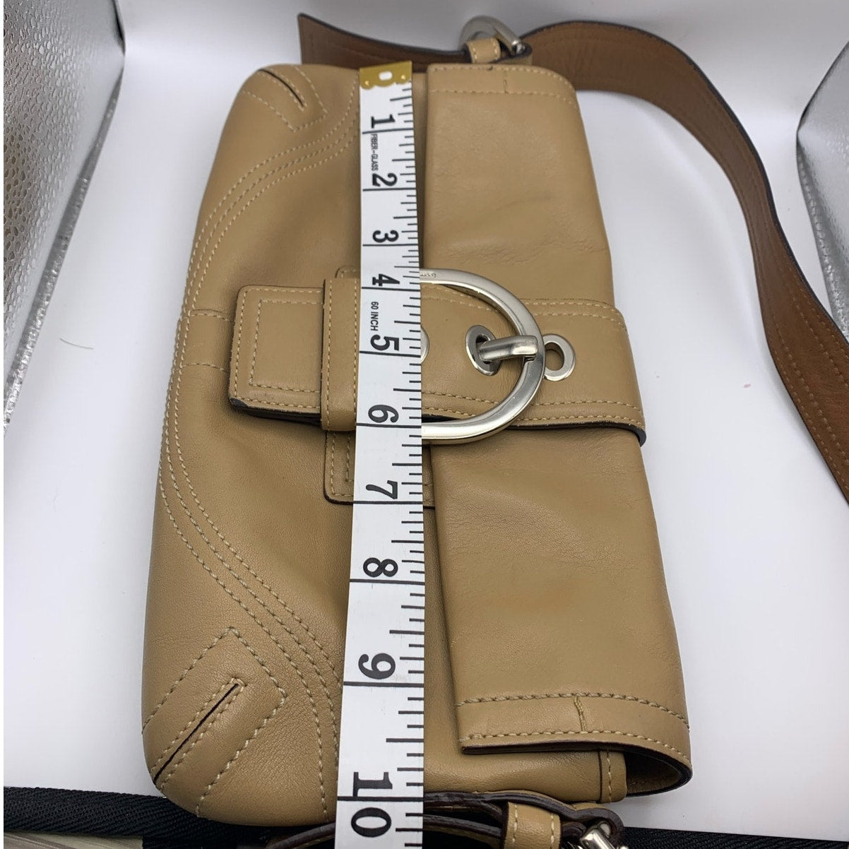 COACH Y2k Soho Saddle Tan Flap Shoulder Bag