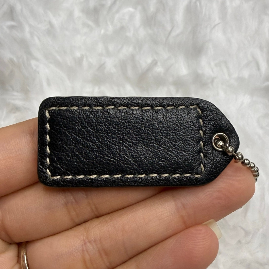 1.5" y2k COACH Fob Bag Charm Hang tag Hangtag