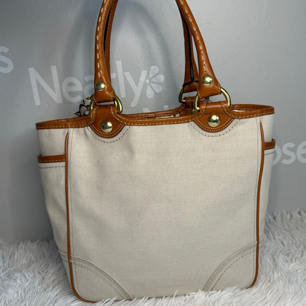 y2k COACH 2007 11791 Heritage Striped Tote Handbag