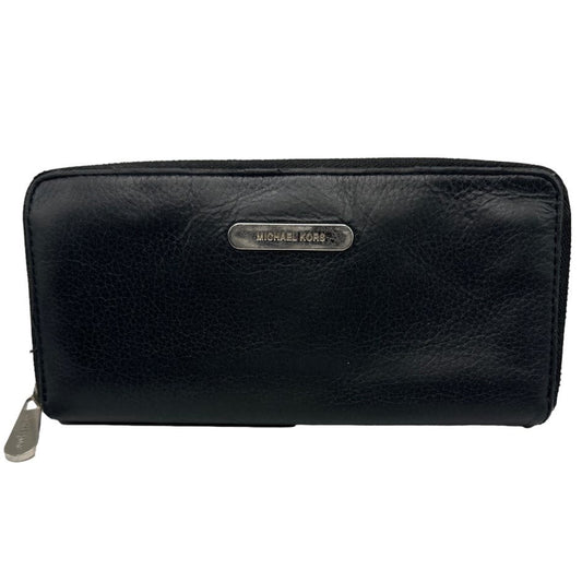 Michael Kors Black Zip Around Wallet