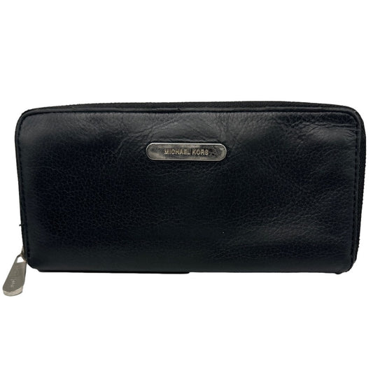 SALE Michael Kors Black Zip Around Wallet