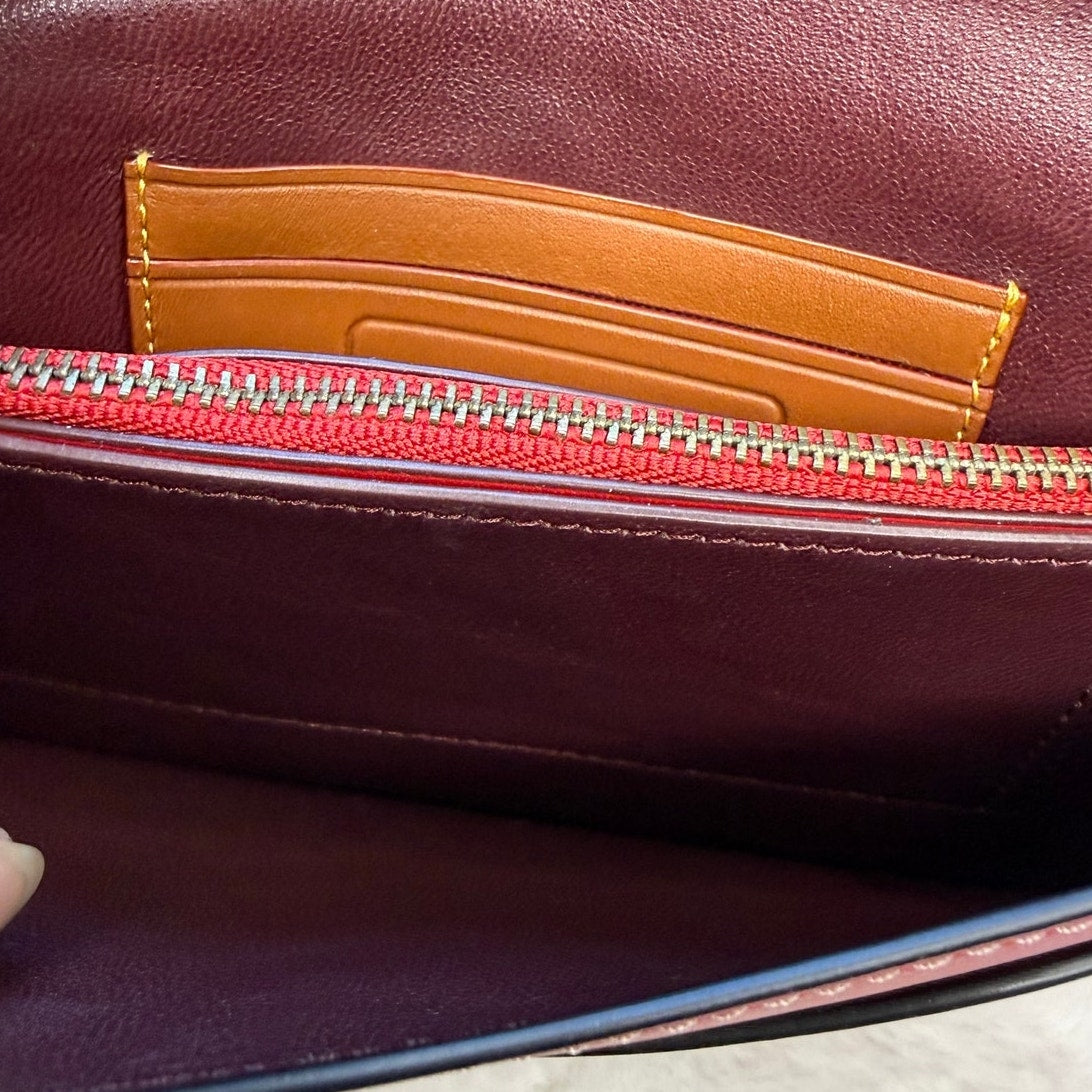 Clutch 209 CHF Glovetanned Leather Clutch Wristlet