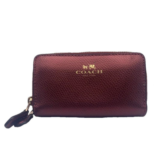 COACH Double Zip Coin Card Case