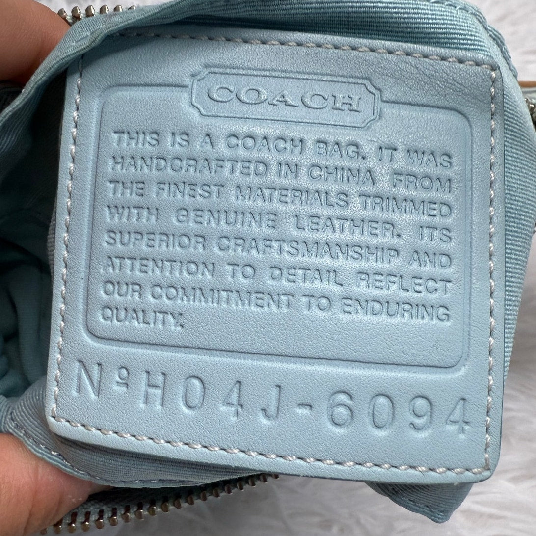 y2k COACH 2004 Vintage Hamptons Demi Pouch Mini Shoulder Bag