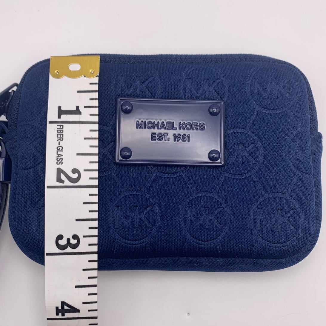 Michael Kors Blue Soft Wristlet