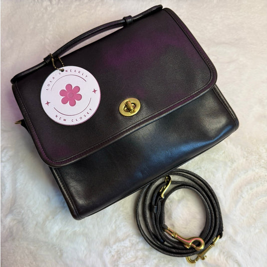 Vintage Coach Court 9870 Costa Rica 2002 Top Handle Crossbody Shoulder Bag