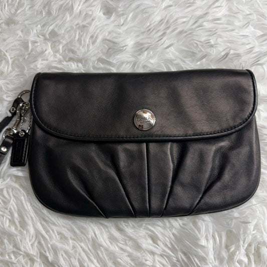 COACH Ashley Black Large Wristlet