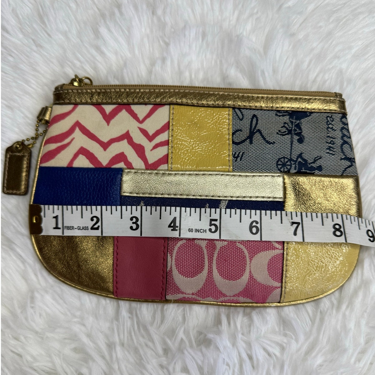 COACH Patchwork Large Wristlet