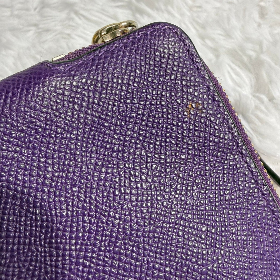 Coach Purple Wristlet
