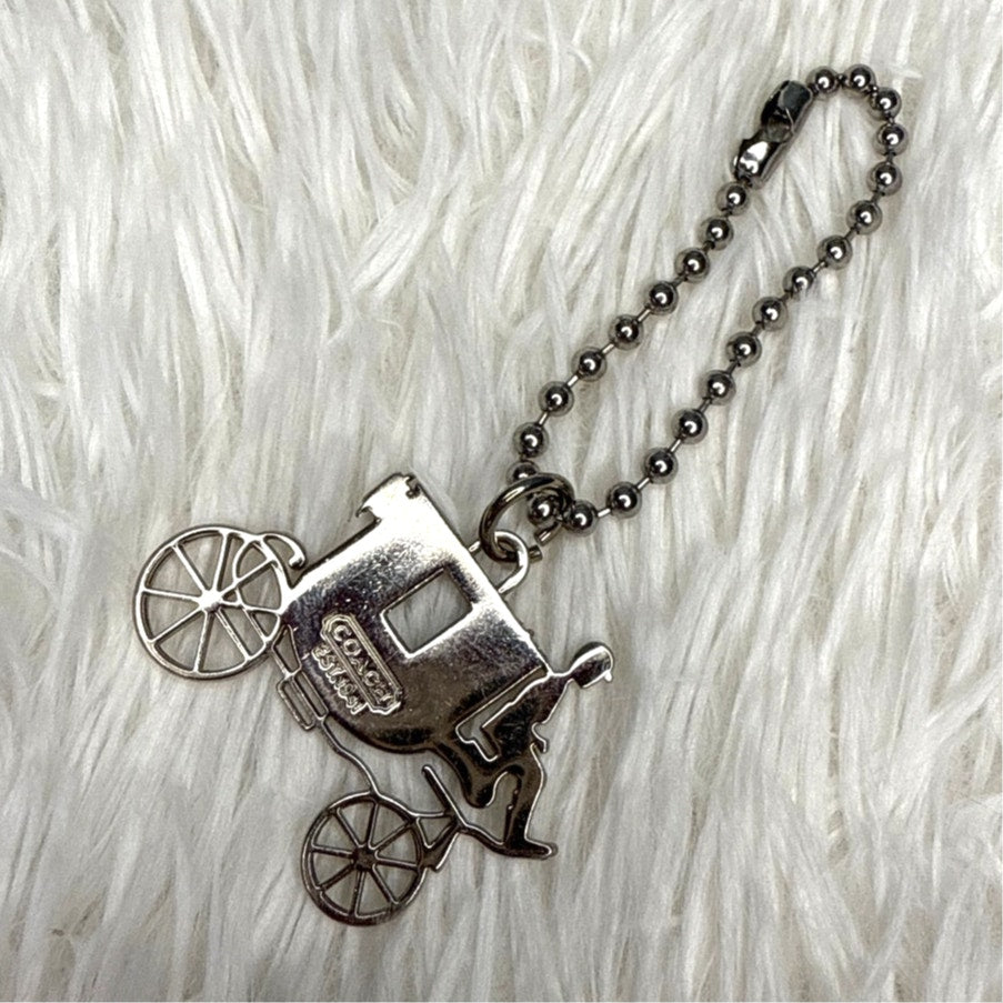 Vintage COACH Carriage Fob Bag Charm Hang tag Hangtag