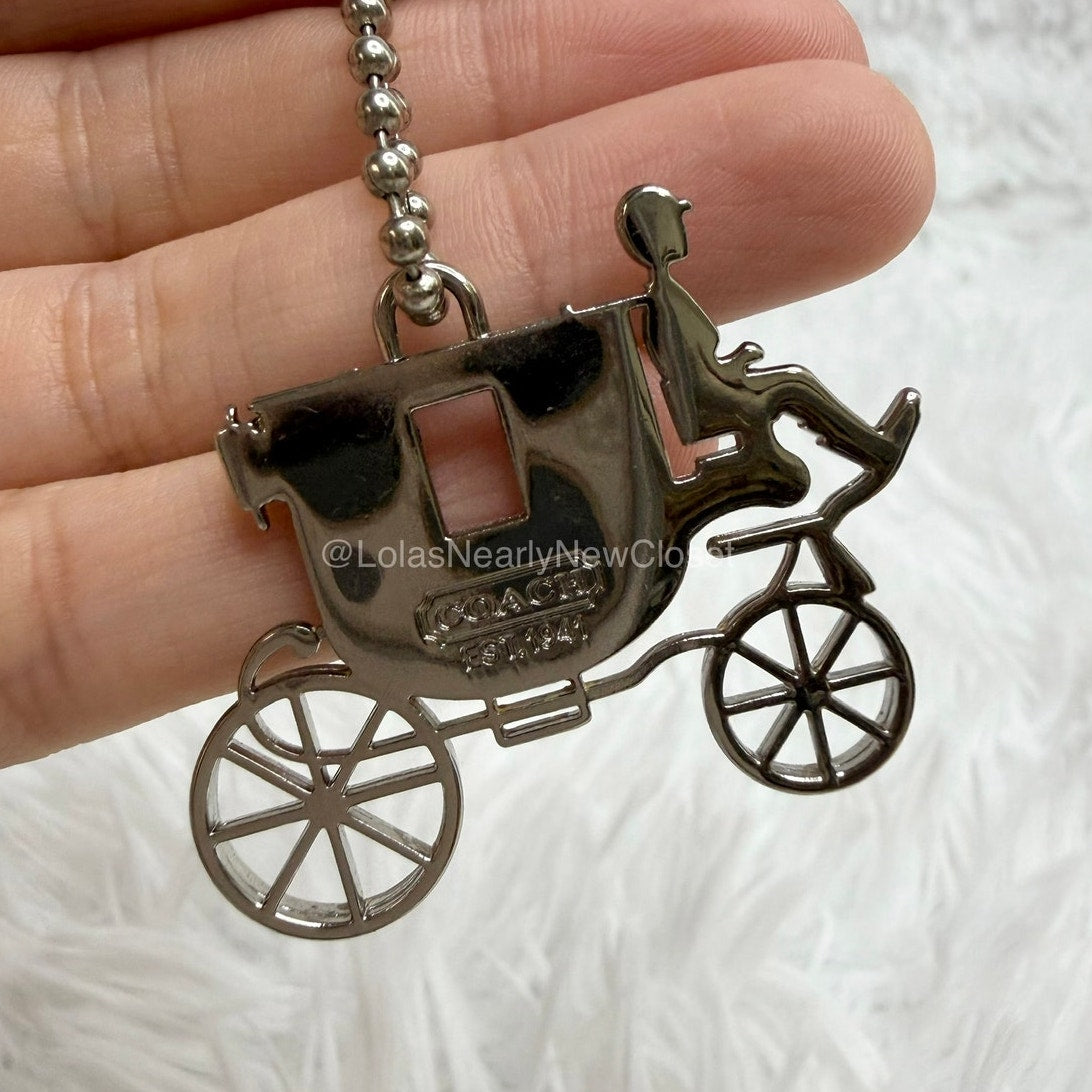 COACH Carriage Fob Bag Charm Hang tag Hangtag