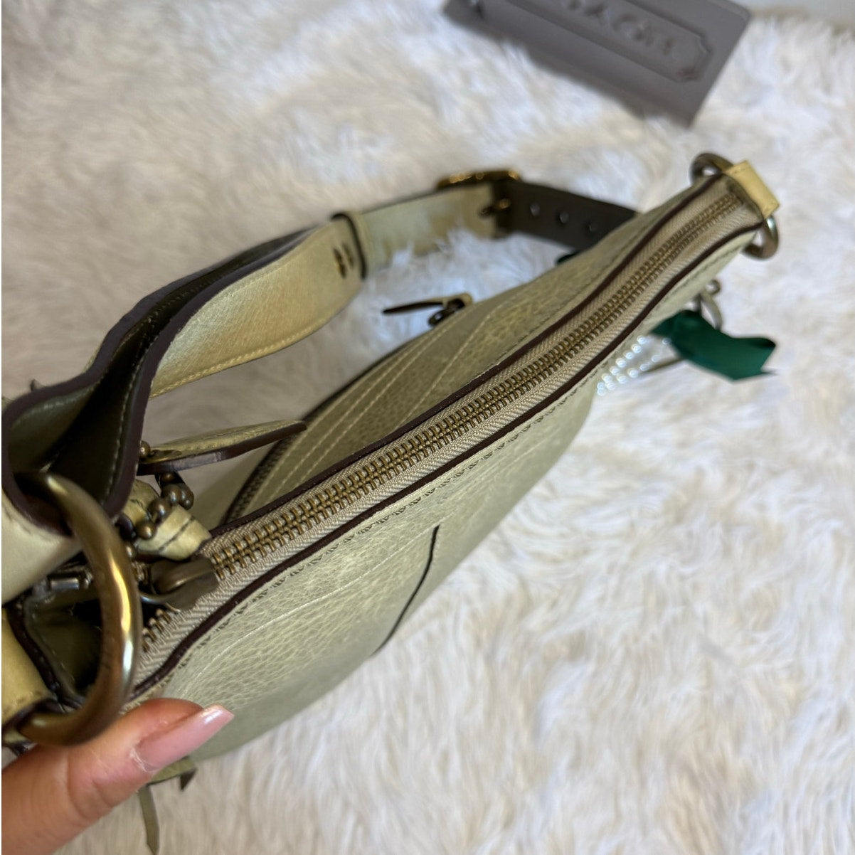 y2k COACH Vintage 2006 Sage 10398 Chelsea Shoulder Bag Crossbody