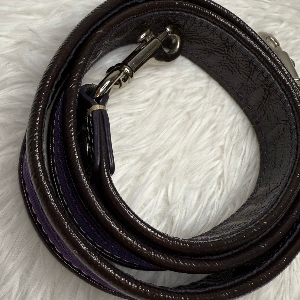 COACH Poppy Replacement Patent Leather Strap Shoulder Strap