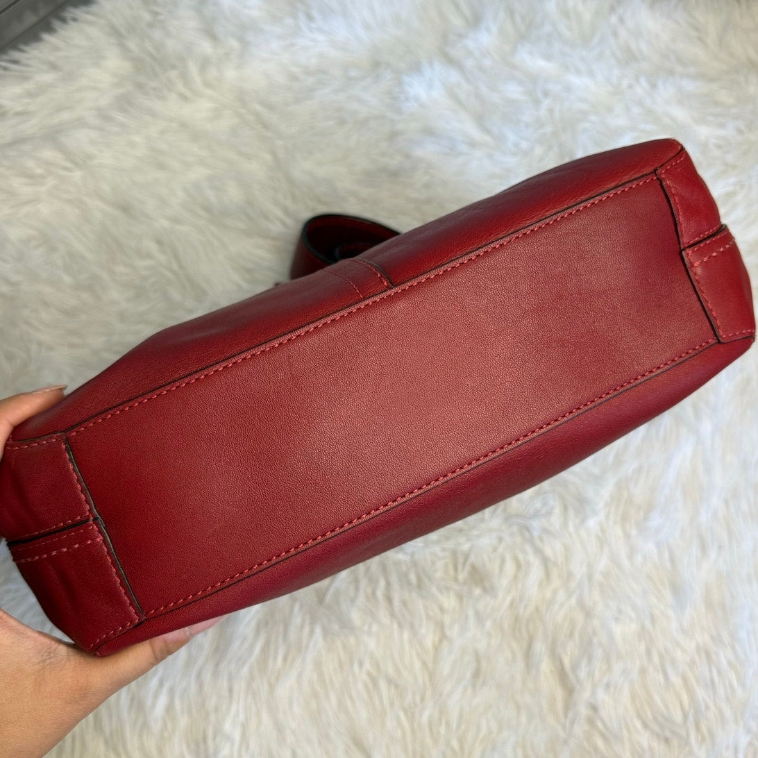 y2k COACH Legacy Red Crossbody Shoulder Bag