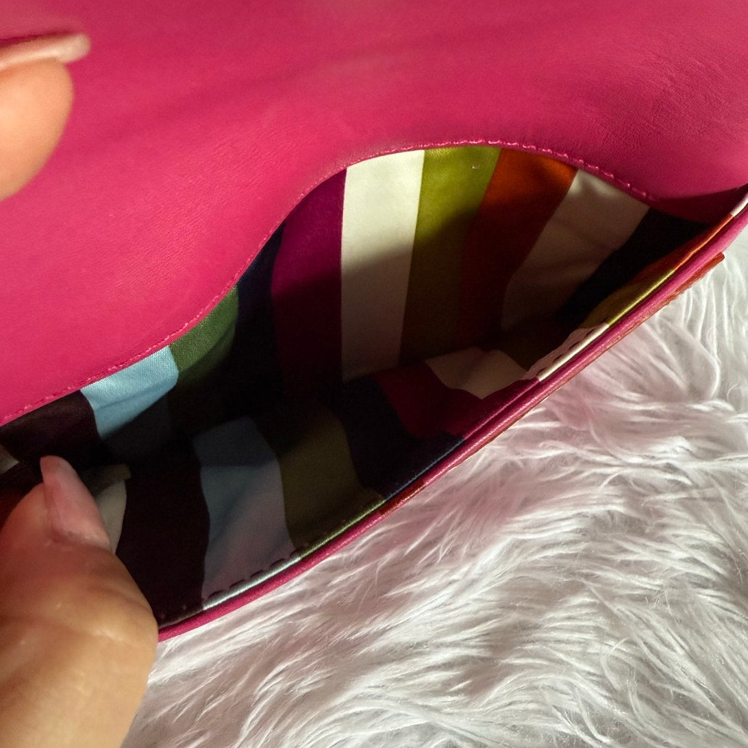 Rare y2k COACH Vintage Legacy Clutch Wristlet