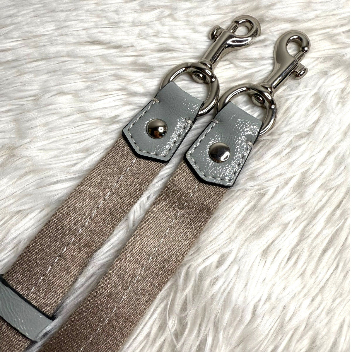 COACH Gray Poppy Replacement Strap Shoulder Strap