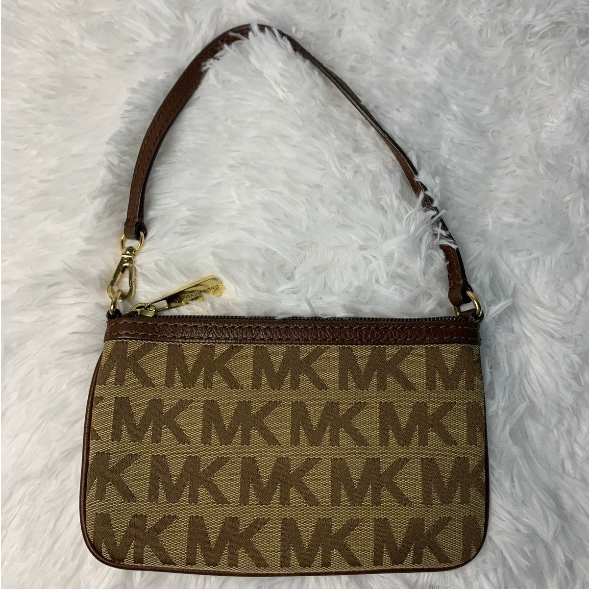 Michael Kors Signature Wristlet  Mini Purse