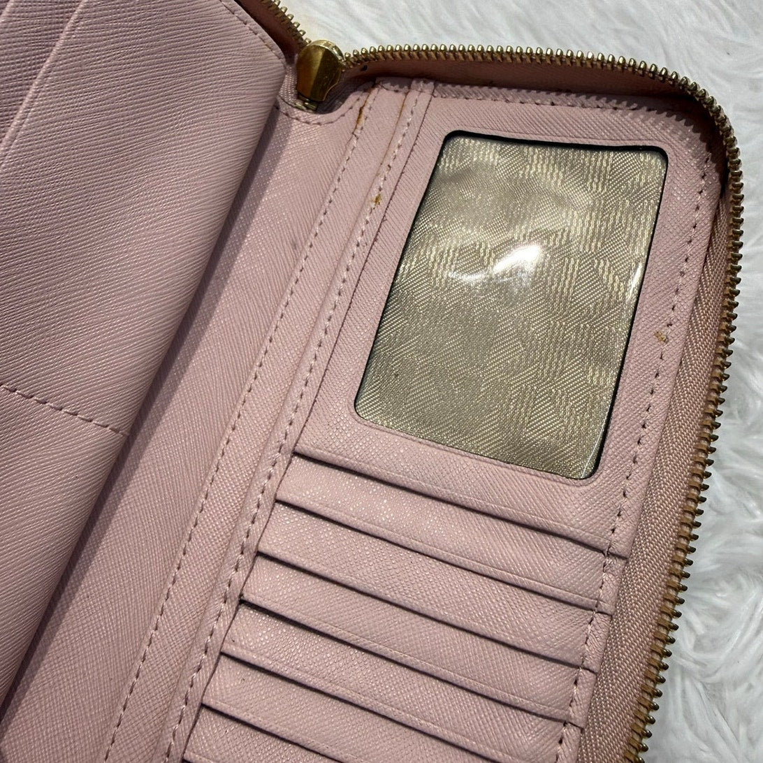 Michael Kors Pink Large Wallet