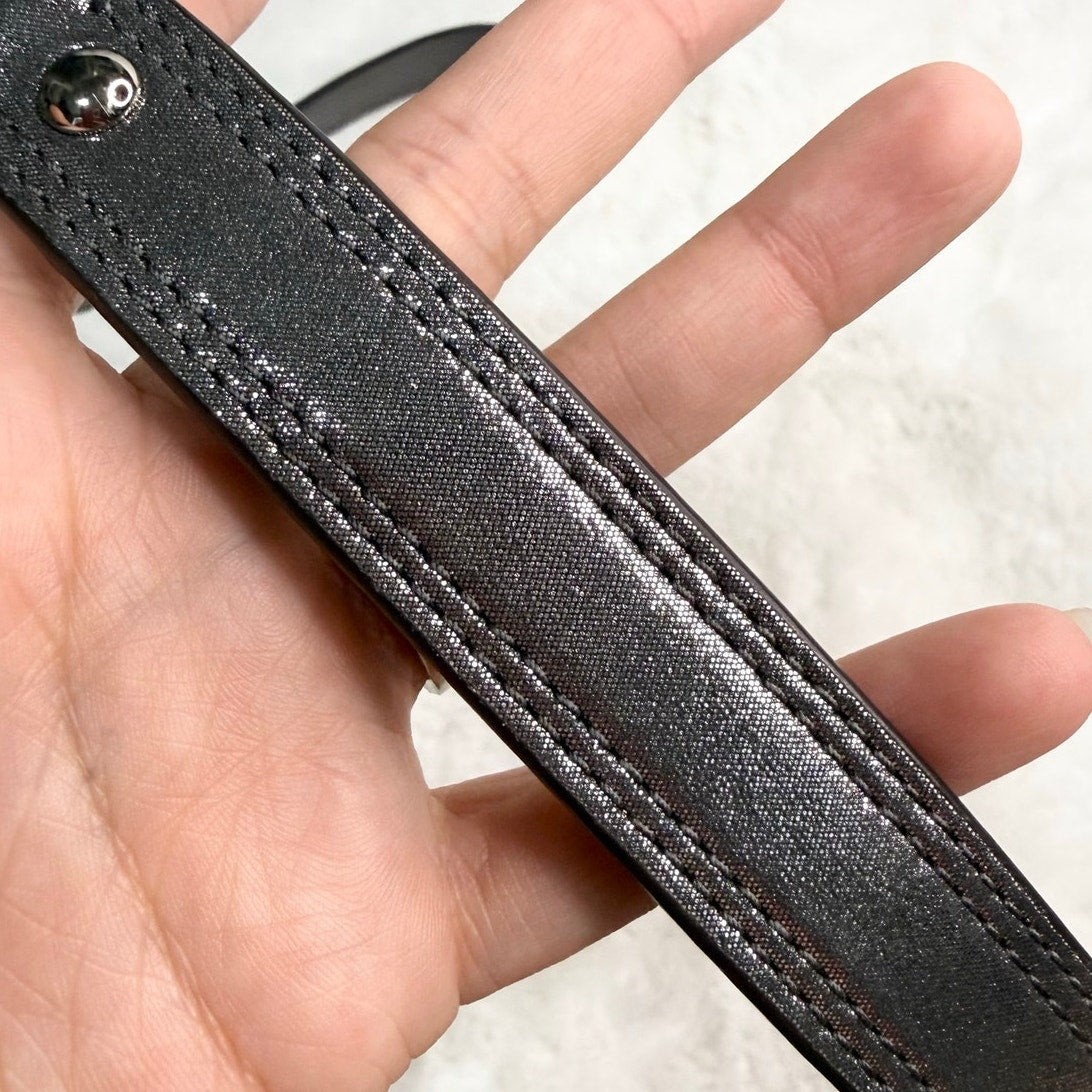 Metallic Silver Shimmer Replacement Shoulder Strap