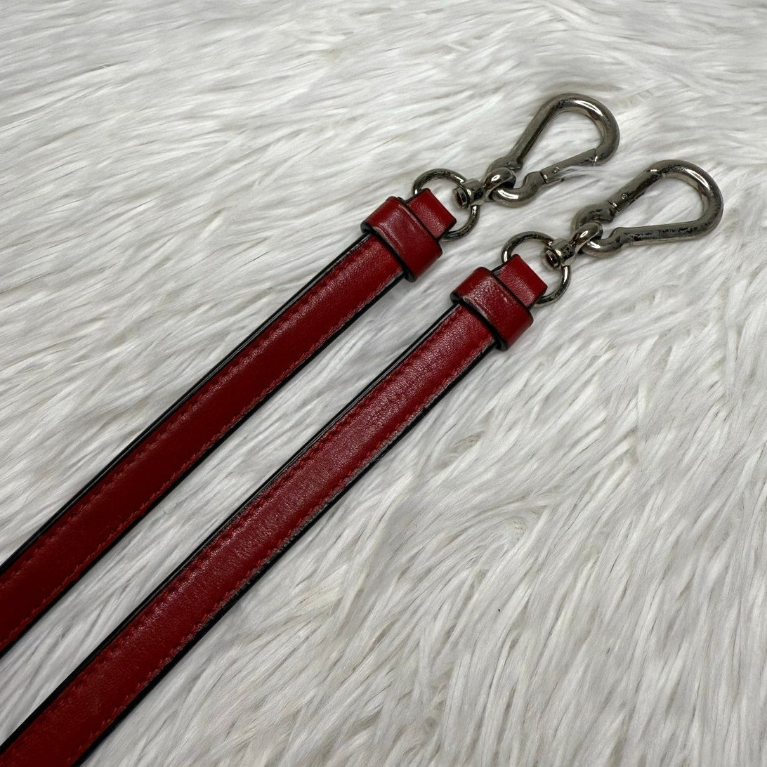 COACH Red Silver Replacement Shoulder Strap