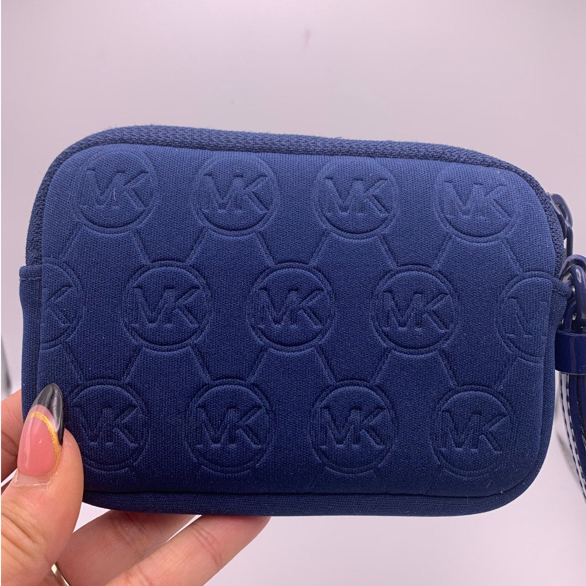 Michael Kors Blue Soft Wristlet