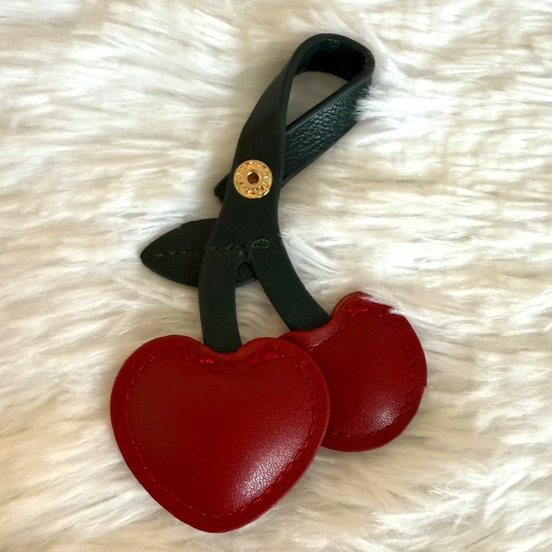 Cherry Heart Bag Charm Bag Jewelry
