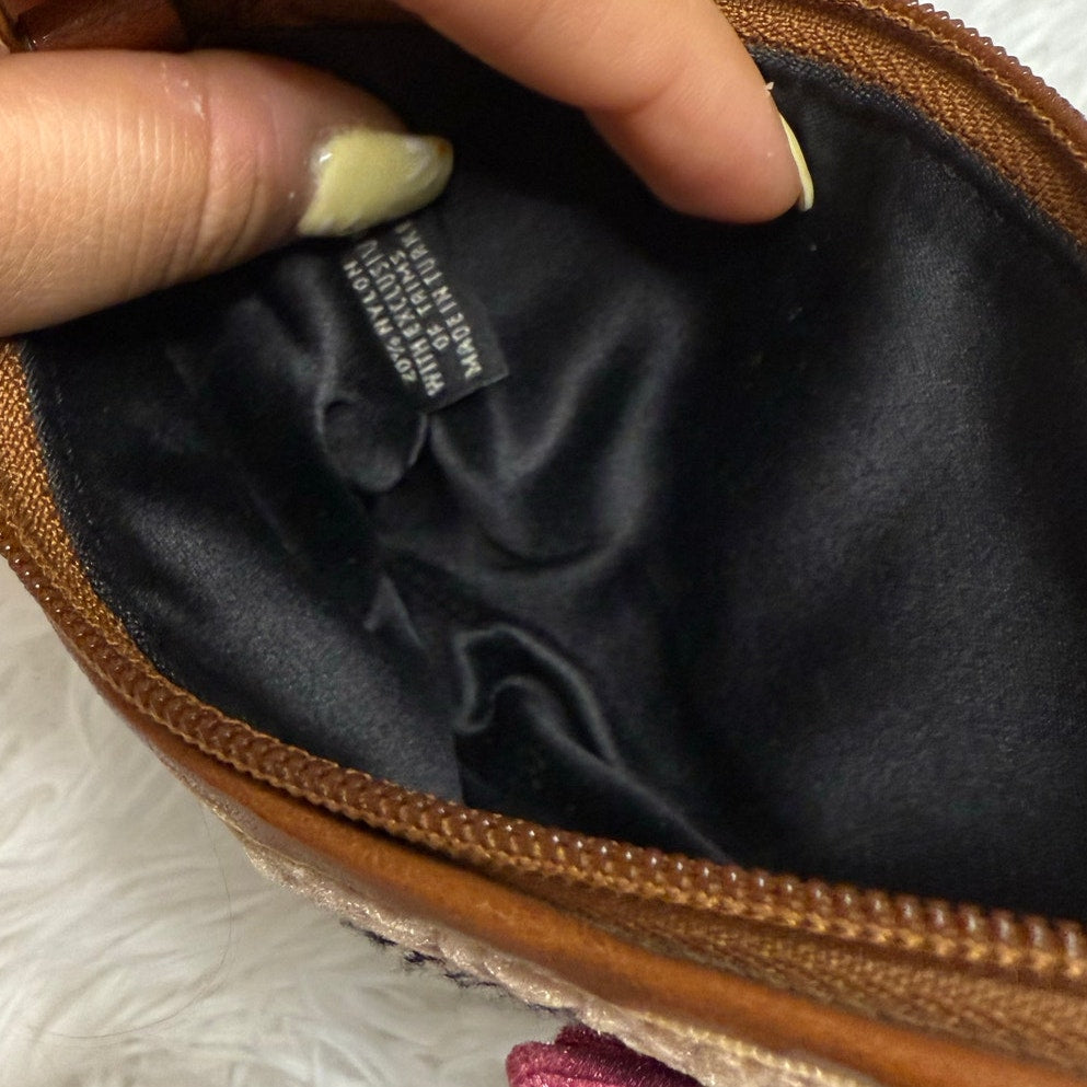 COACH y2k Limited Edition Soho Tweed Ribbon Bow Mini Purse Bag Charm