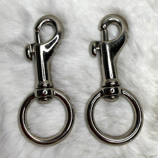 3/4" Natural Nickel Swivel Bolt Snap Nickel snap hooks