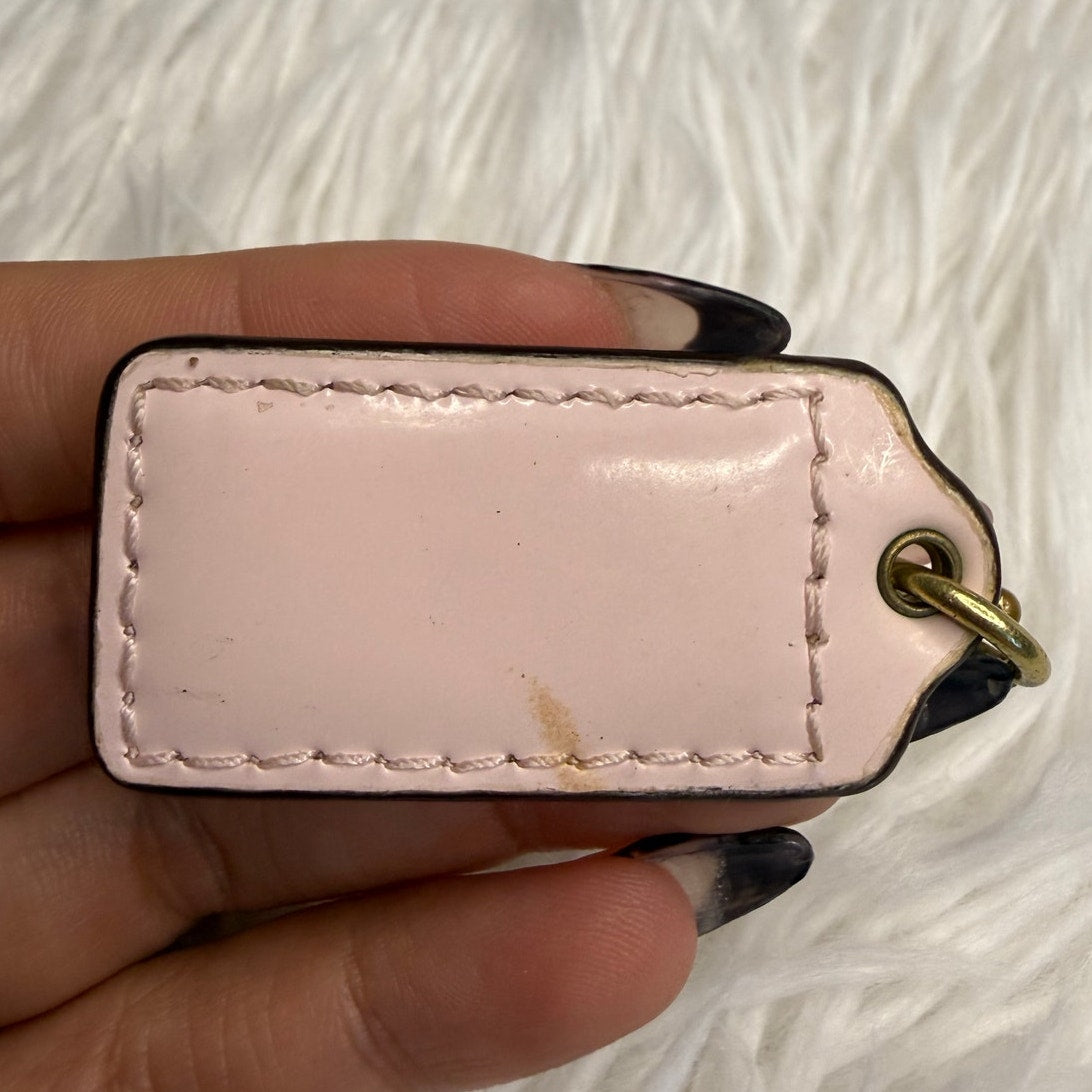 1.5" COACH Fob Bag Charm Hang tag Hangtag