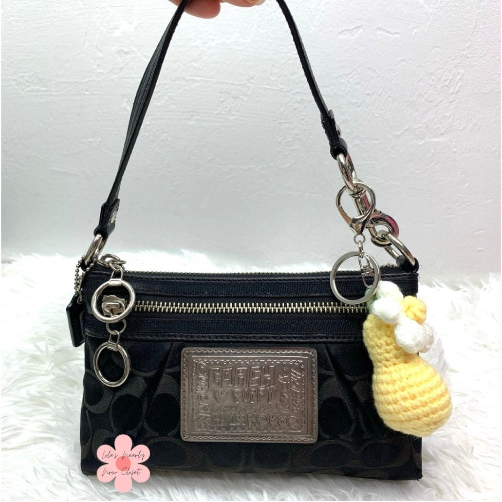 y2k COACH Poppy Black Mini Purse  Wristlet